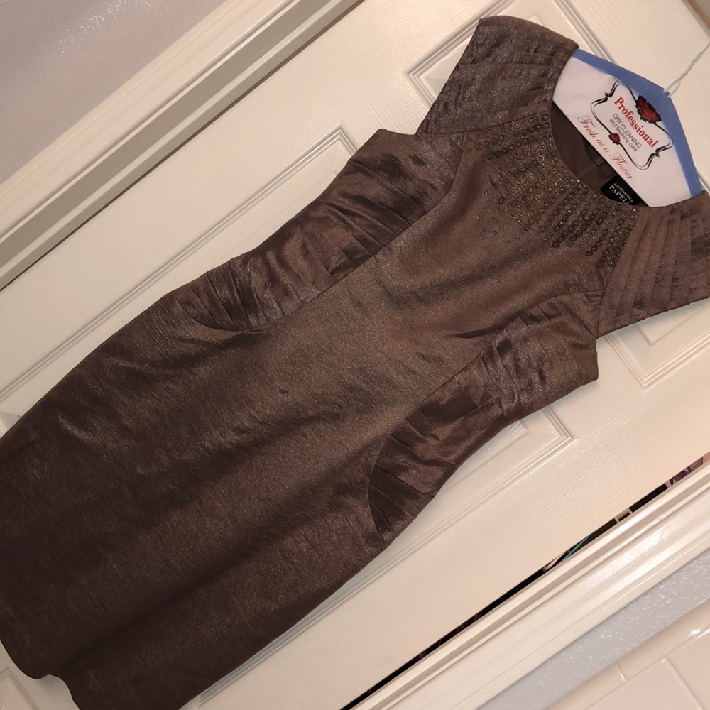Adrianna Papell party dress - Metallic size 10 - Picture 1 of 8